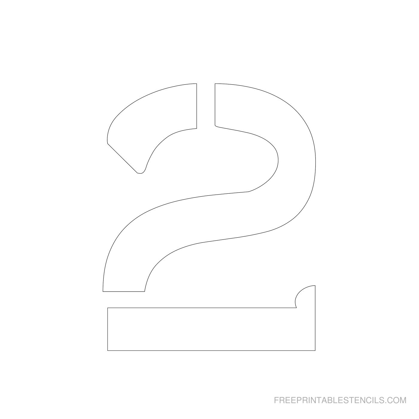 Free Printable 4 Inch Number Stencils 1 10 Worksheets Library