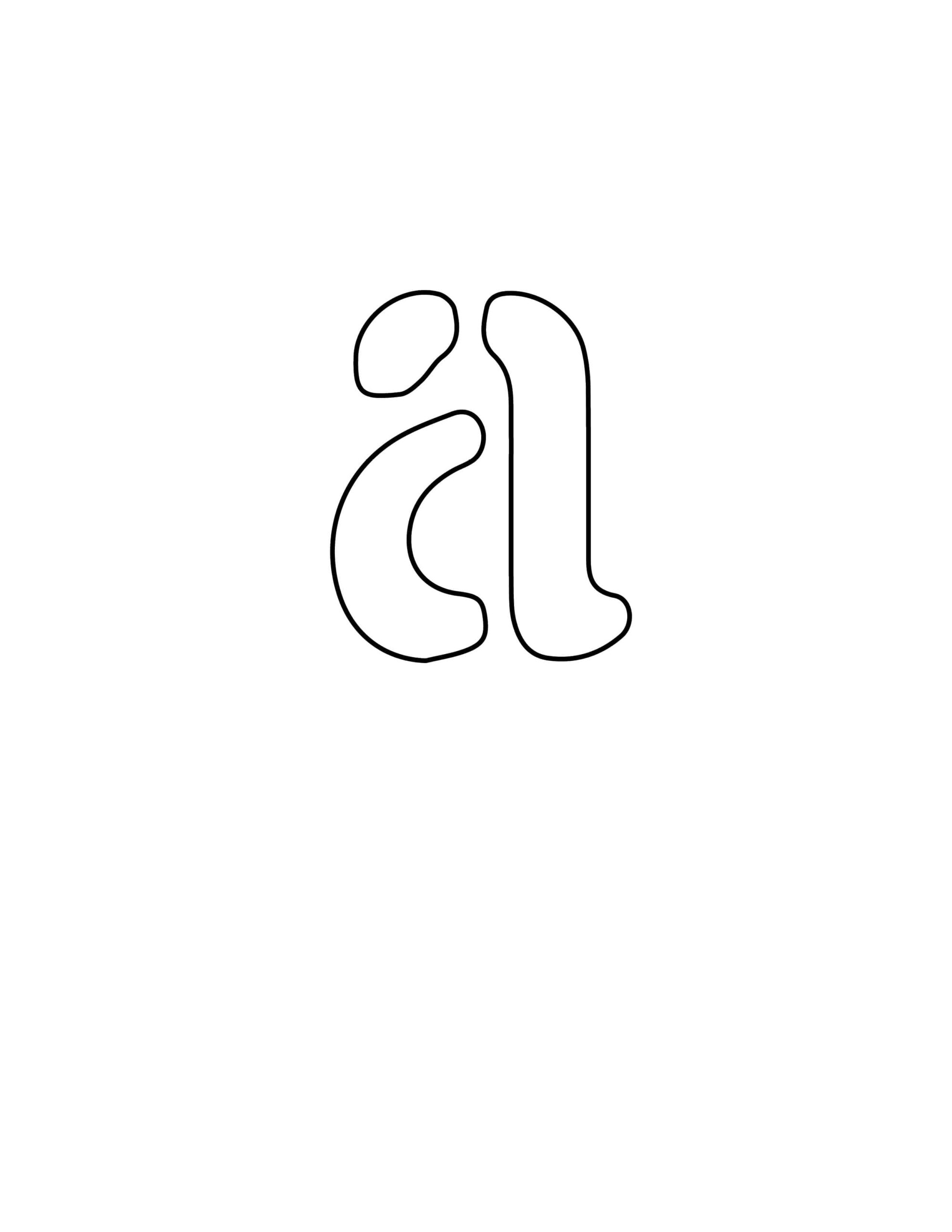 Free Lowercase Stencils Alphabet Printable