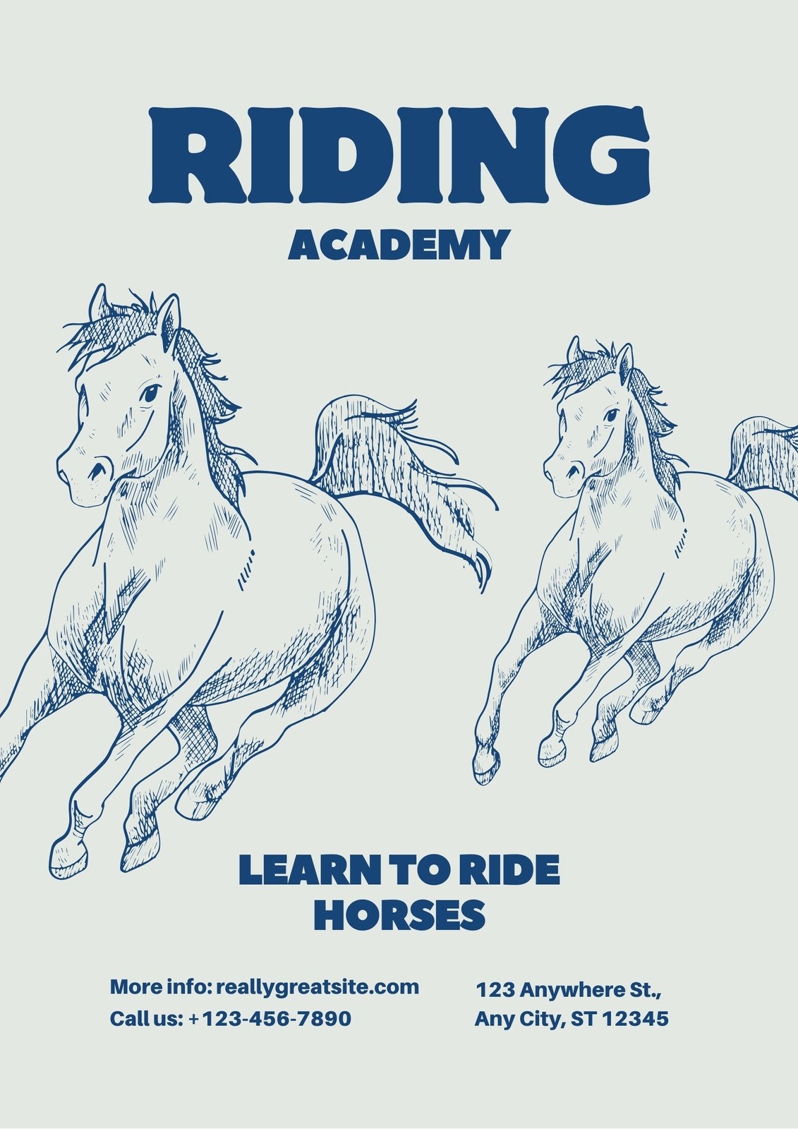 Free Printable And Customizable Horse Poster Templates Canva