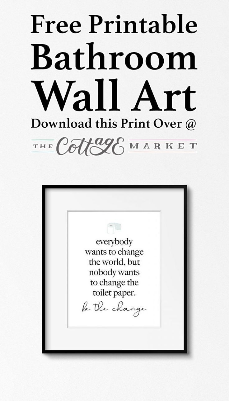 Free Printable Bathroom Stencil Quotes