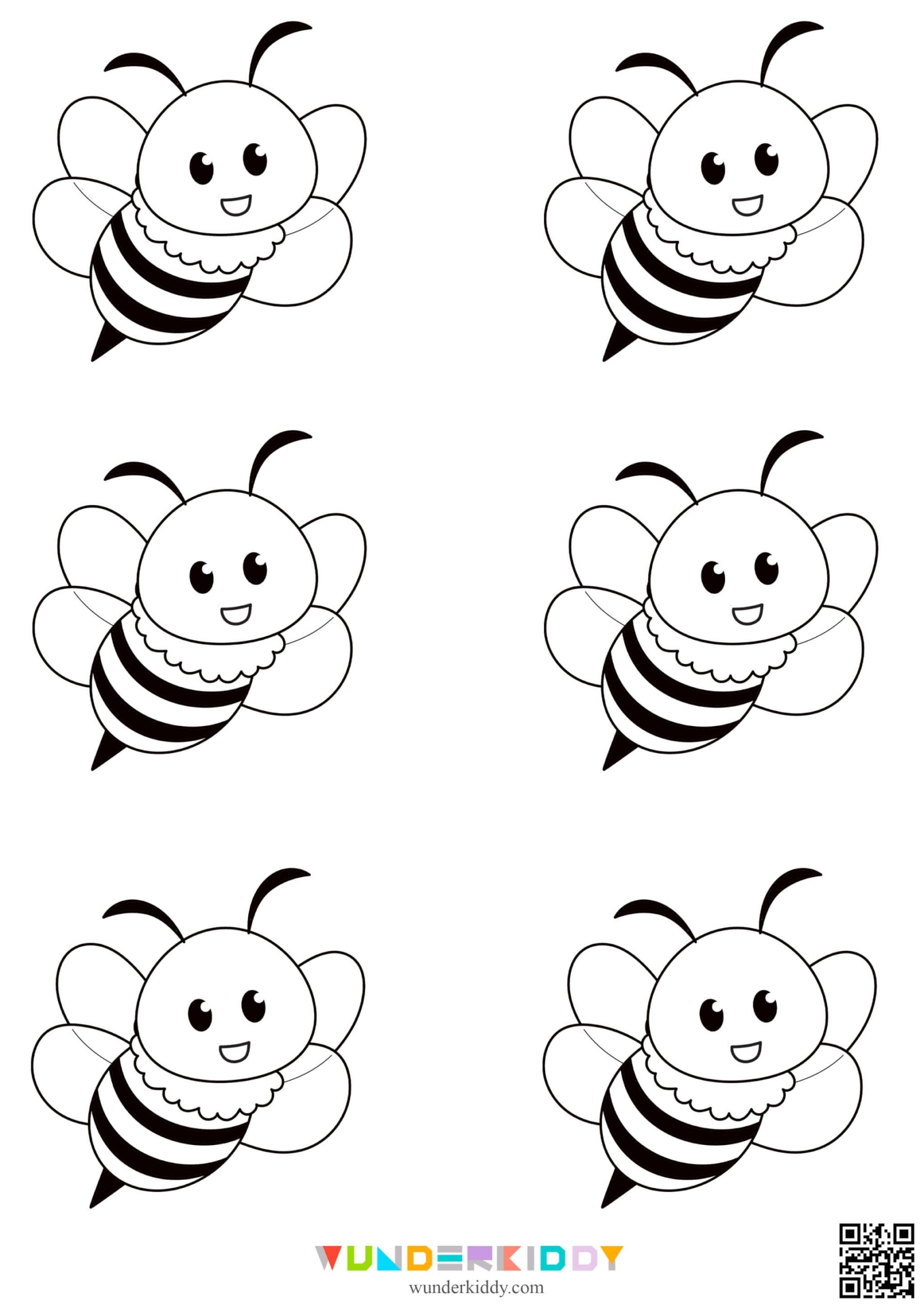 Free Printable Bee Stencils