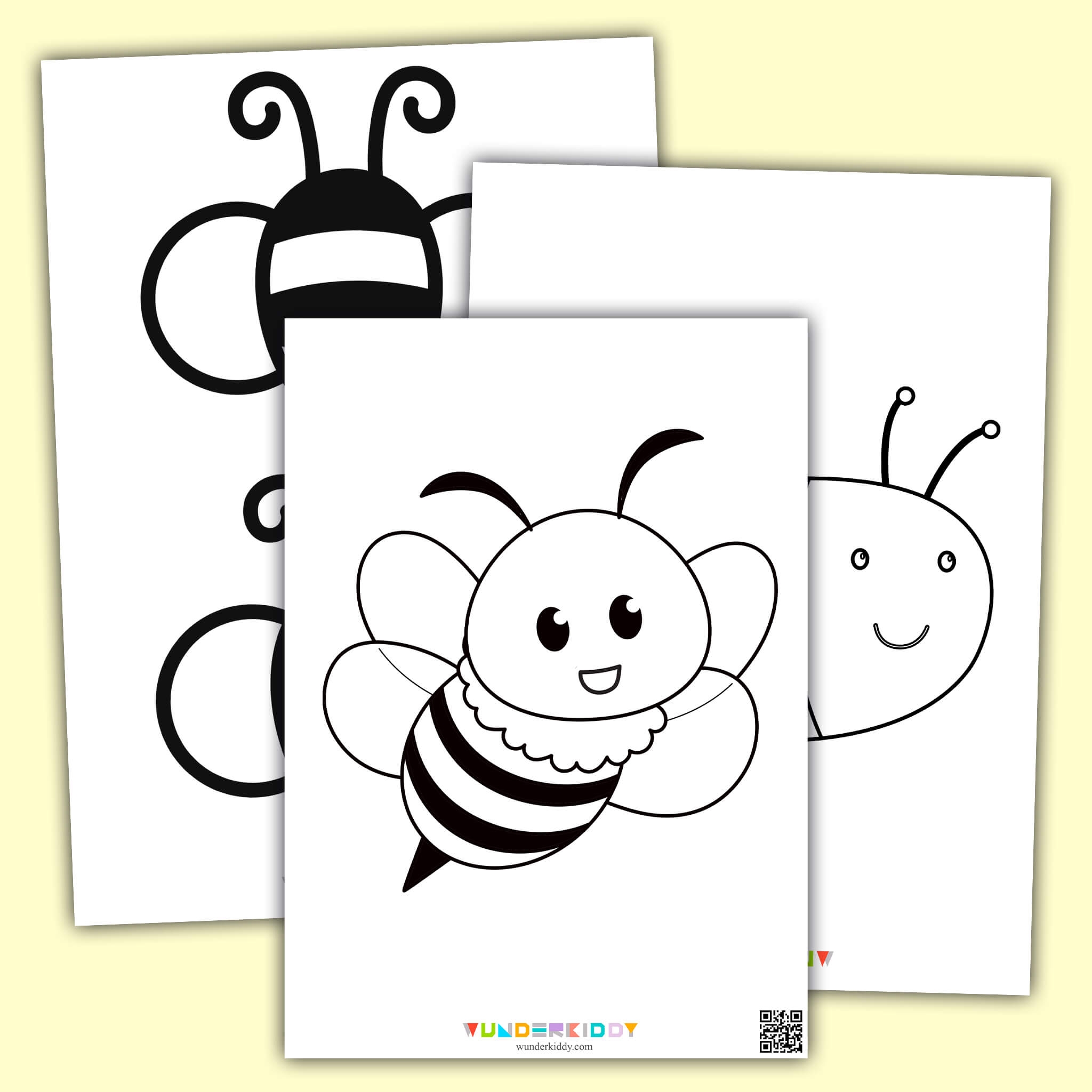 Free Printable Bumble Bee Stencils
