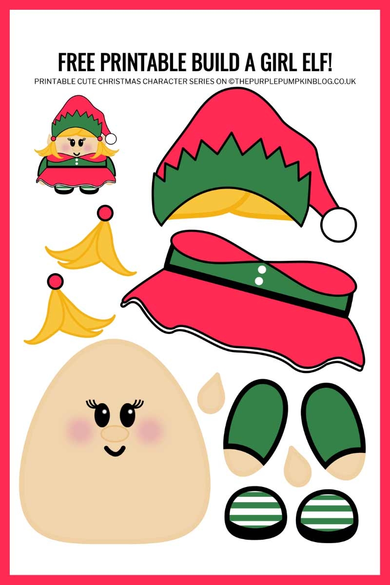 Free Printable Elf Stencil