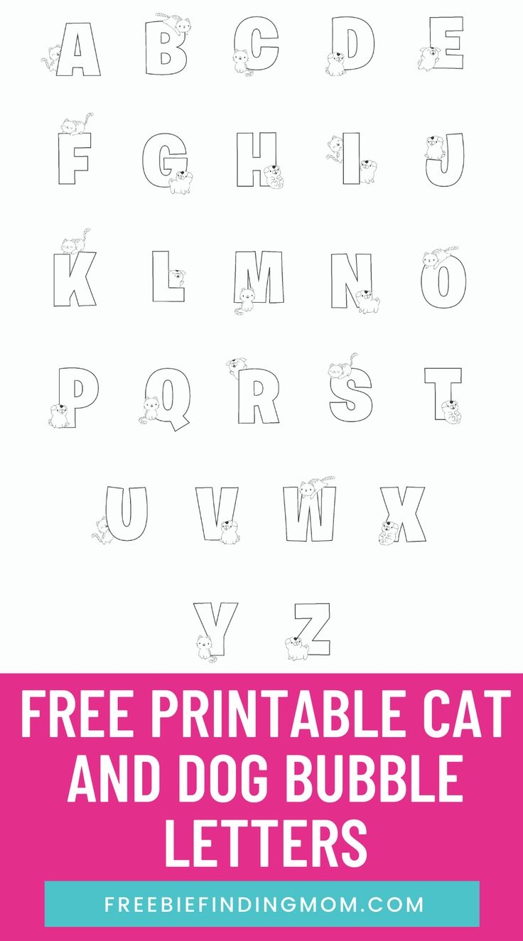 Free Printable Dog Cat Stencils