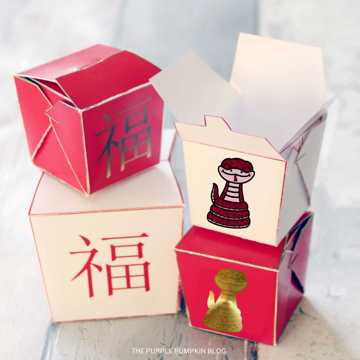 Free Printable Chinese Box Takeout Stencil