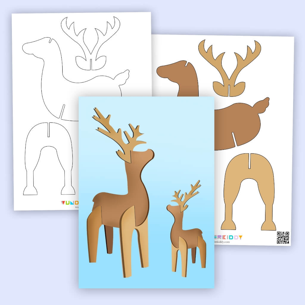 Deer Free Printable Stencil