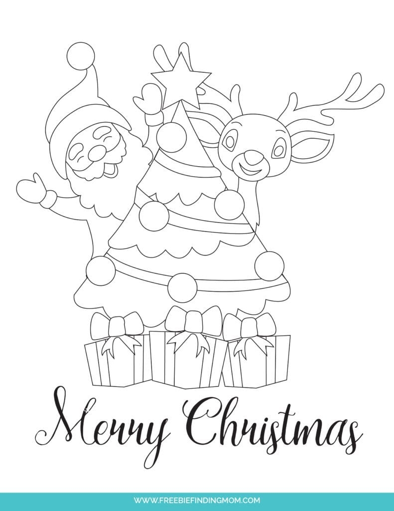 Merry Christmas Free Printable Stencil