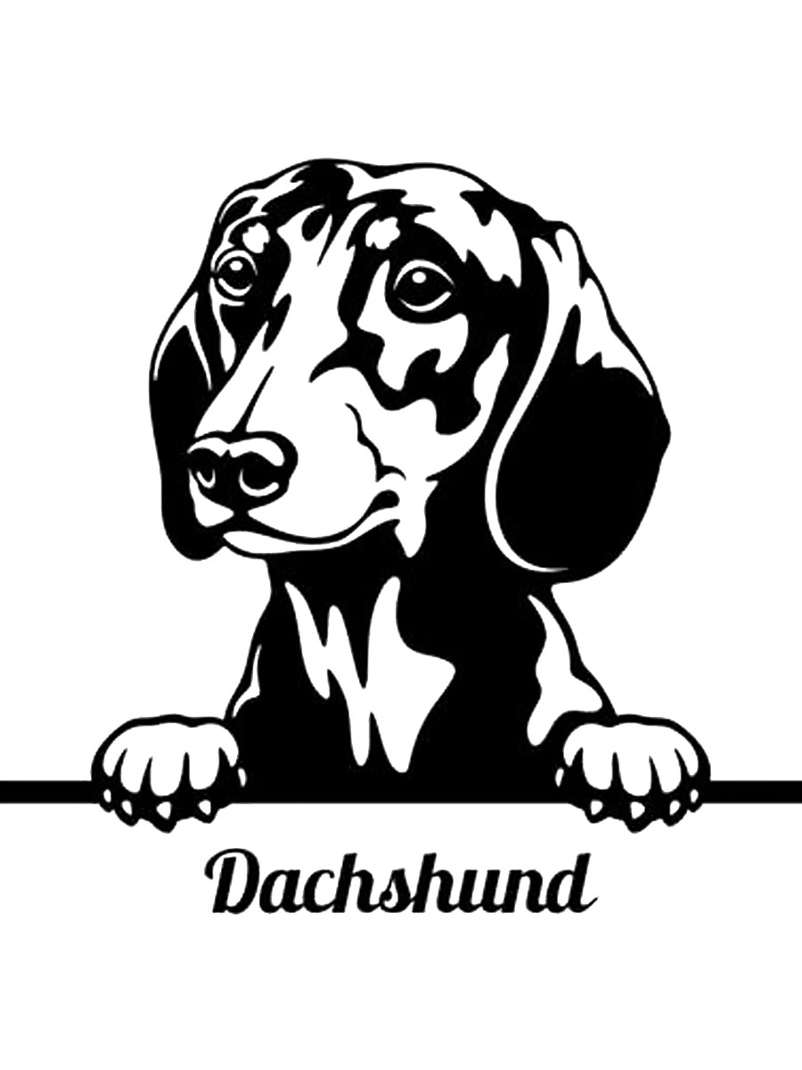 Free Printable Dachshund Stencils And Templates