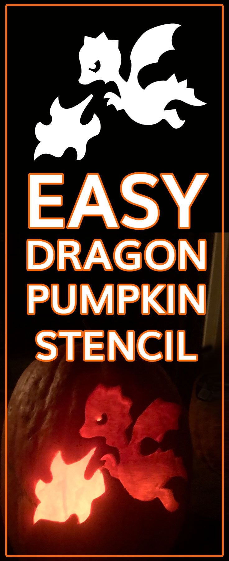Free Dragon Pumpkin Carving Stencils Printable