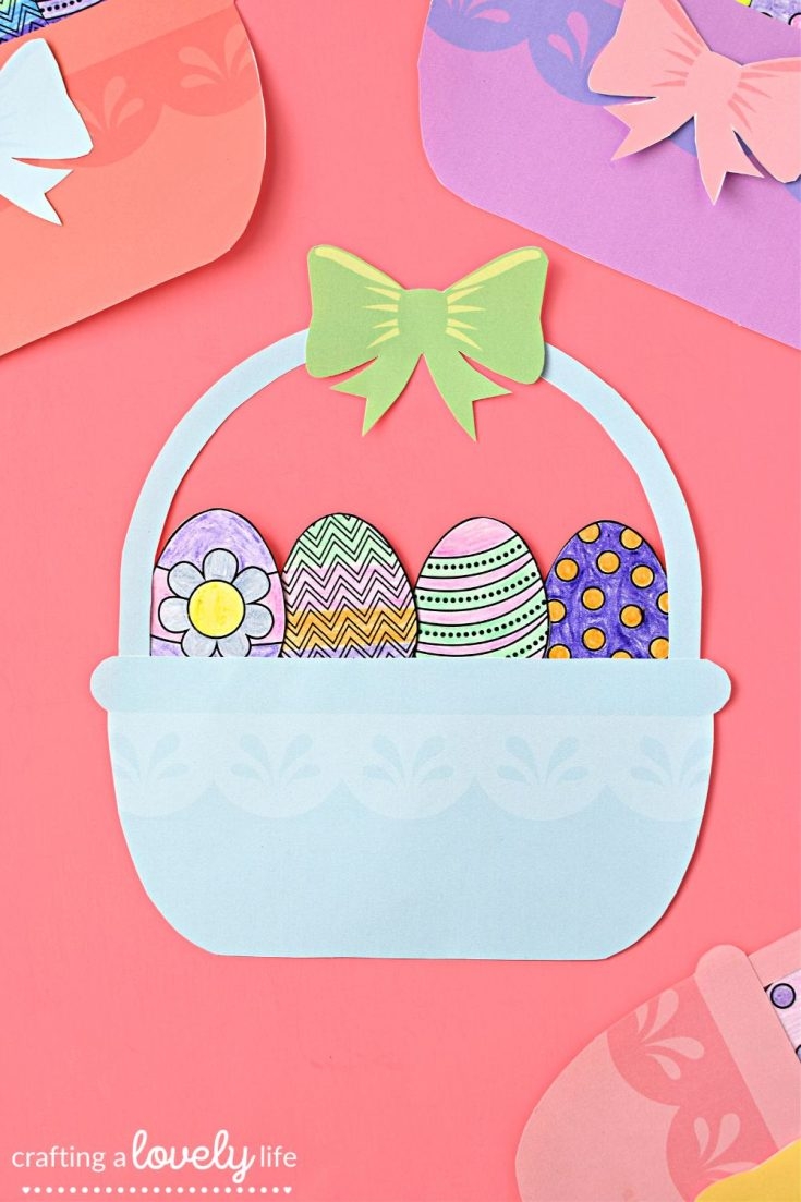 Free Printable Easter Basket Craft