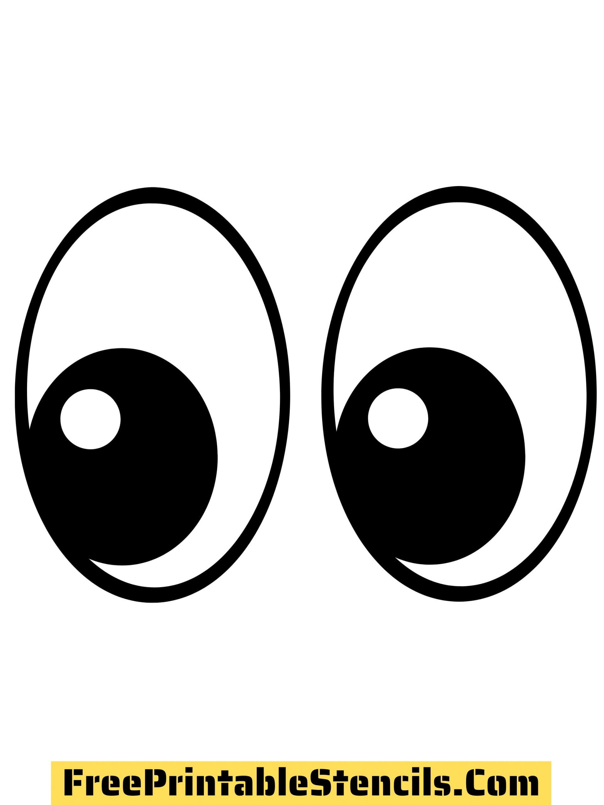Free Printable Eyes Templates And Stencils Free Printable Stencils Worksheets Library