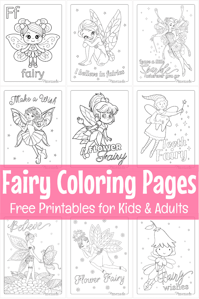 Fairy Stencils Free Printable
