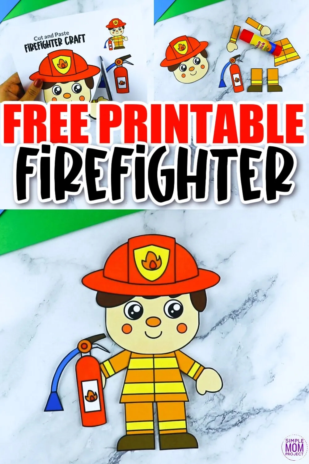 Free Printable Firefighter Stencils