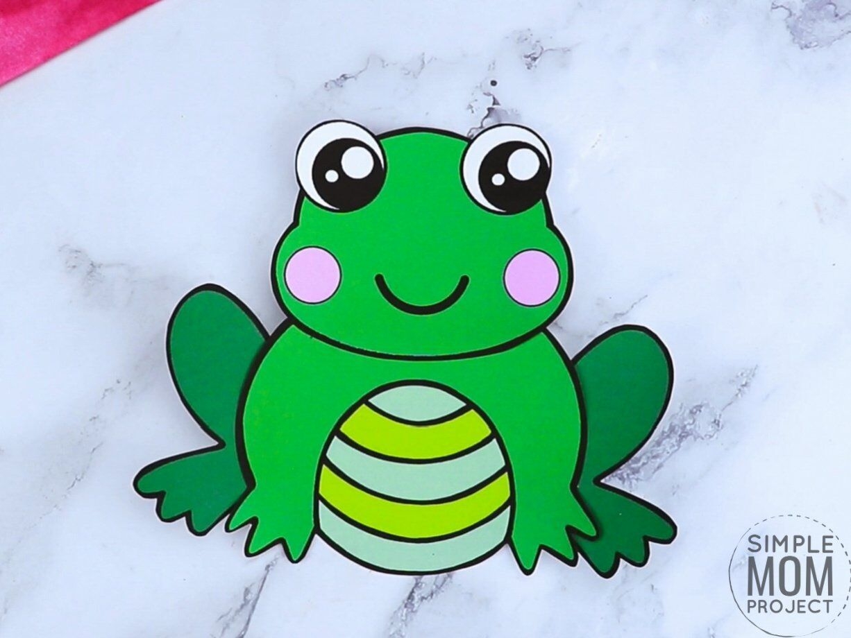 Simple Frog Stencil Free Printable
