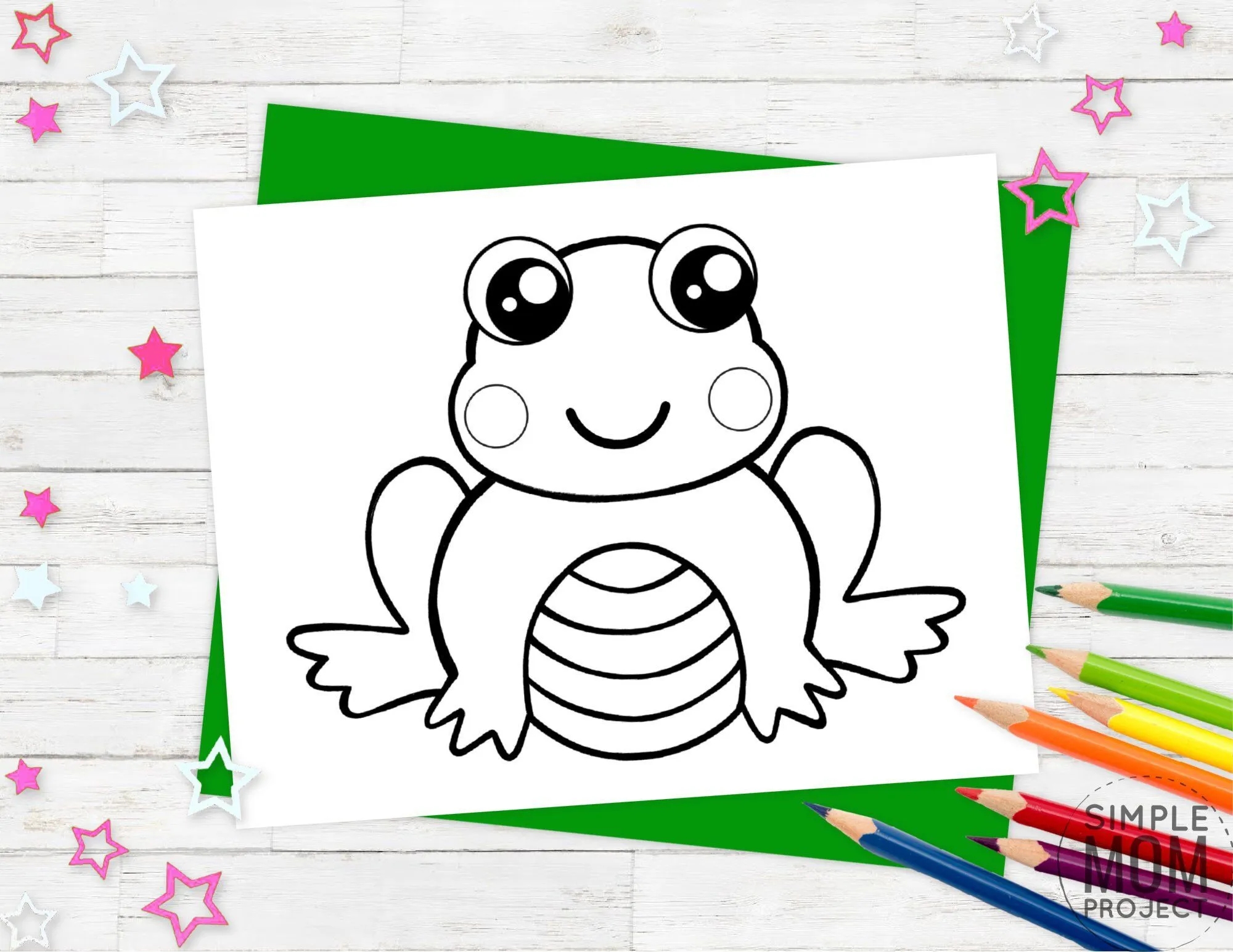 Free Printable Frog Template Simple Mom Project