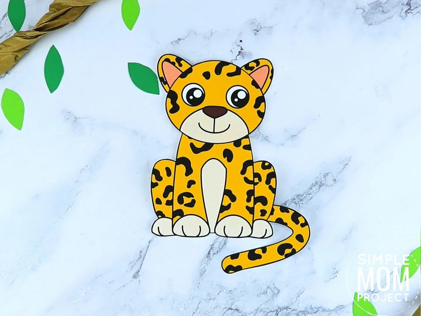 Free Printable Leopard Animal Stencil