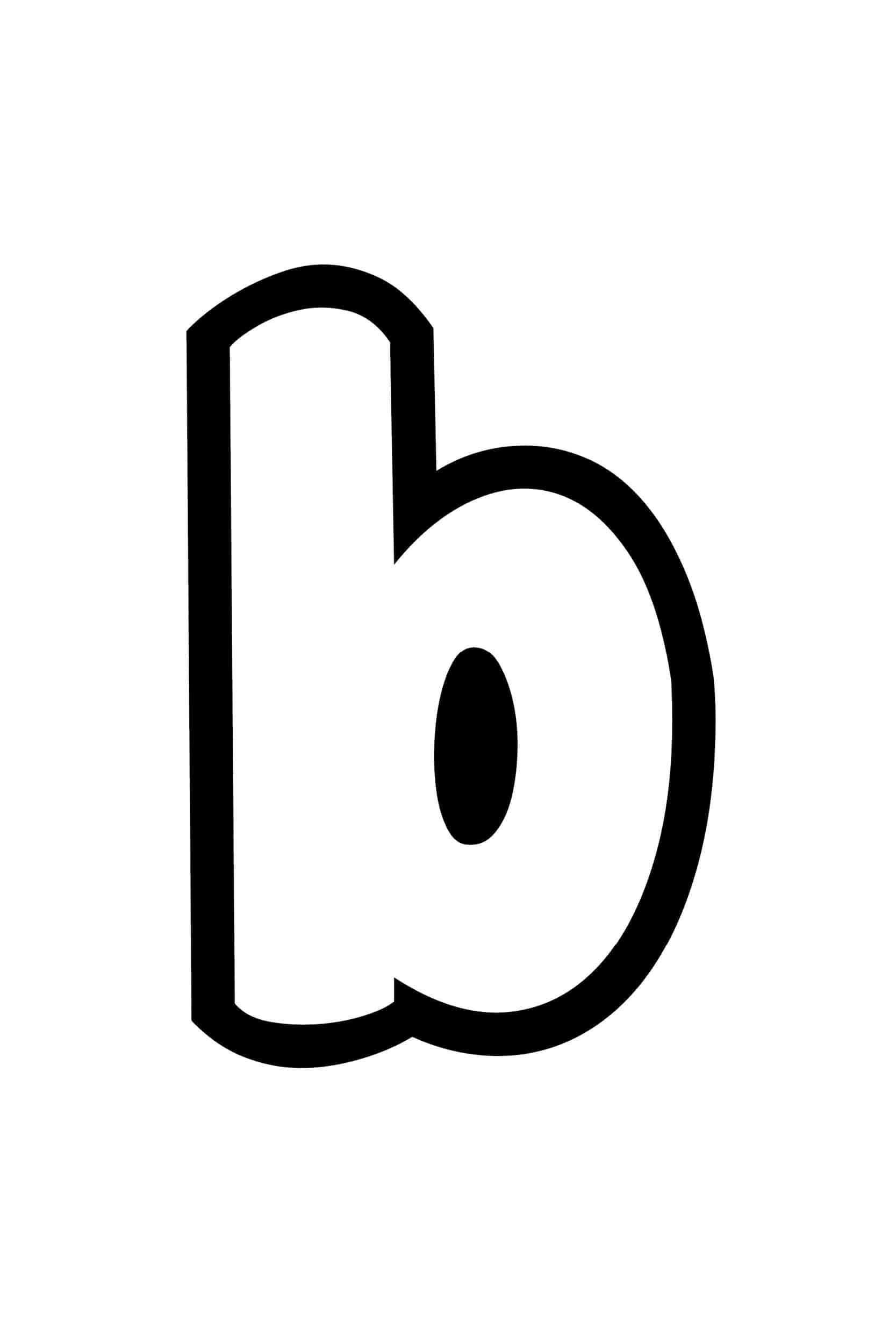 Free Printable Letter B Stencils