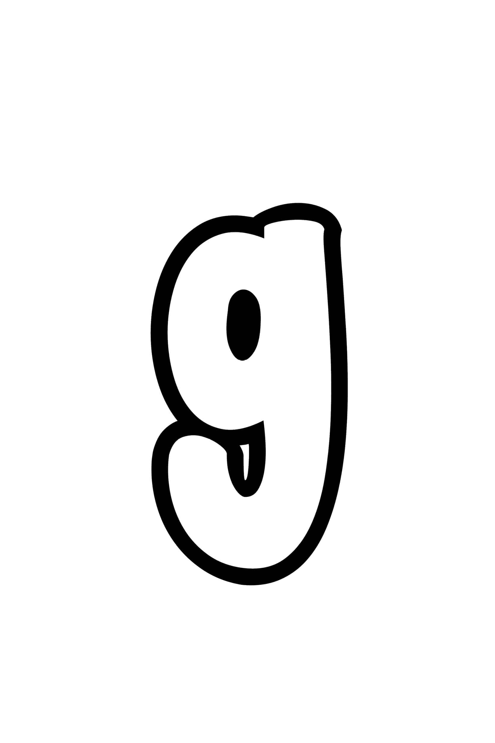 G Stencil Printable Free