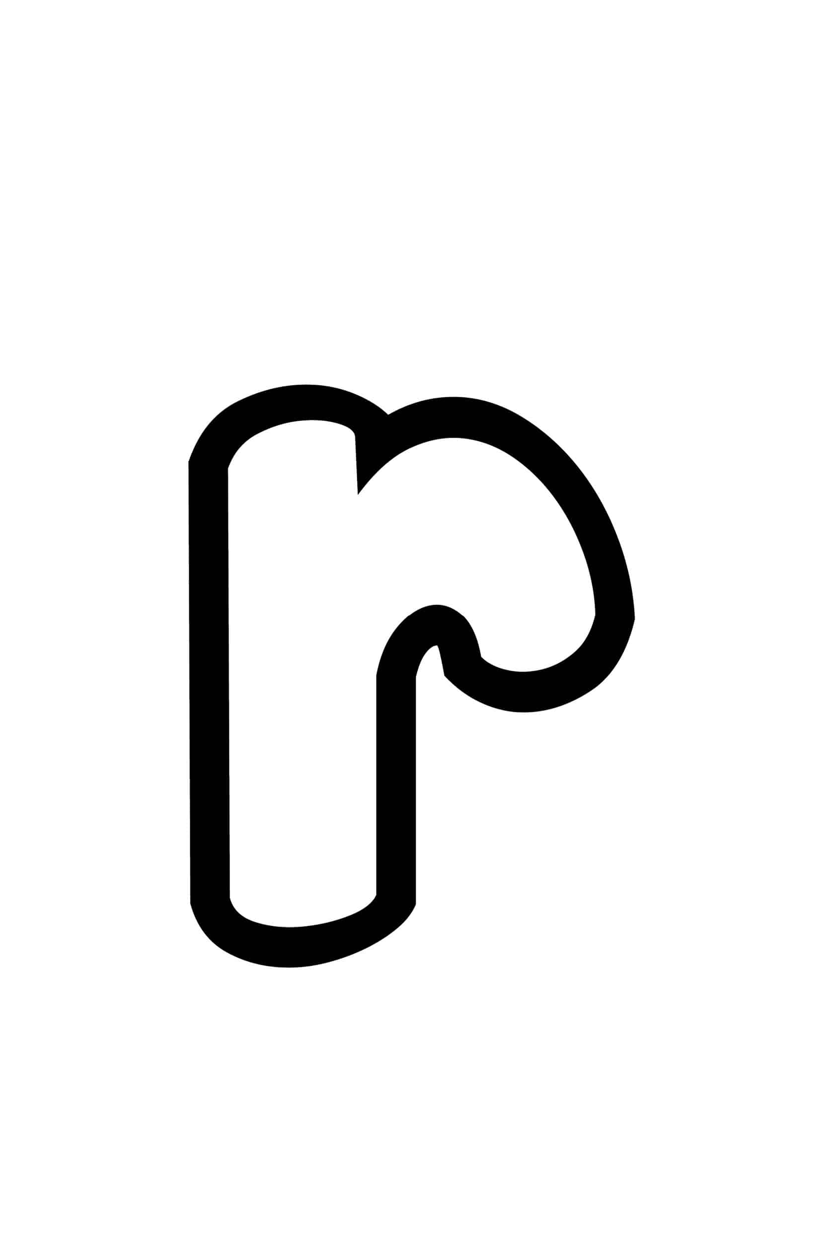 Free Printable Letter R Stencil