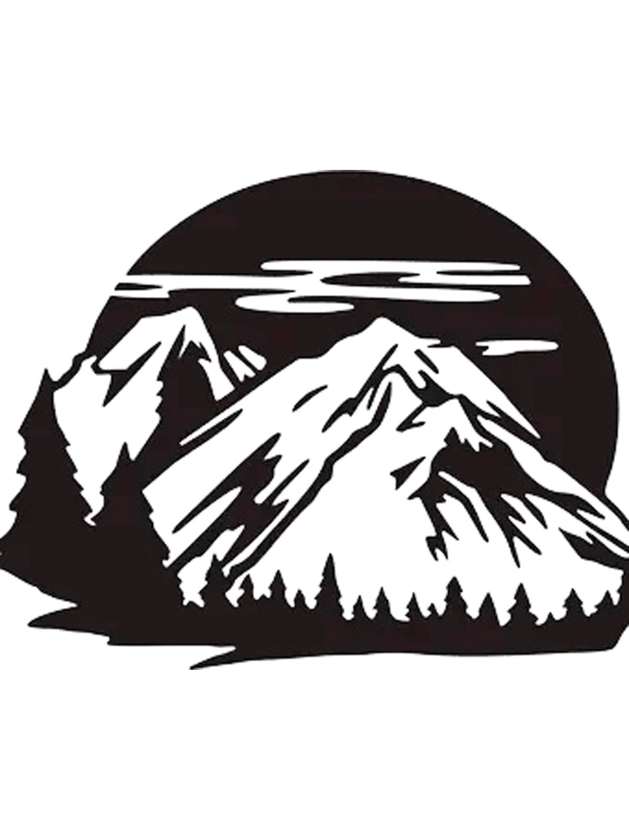 Free Printable Mountains Stencils And Templates