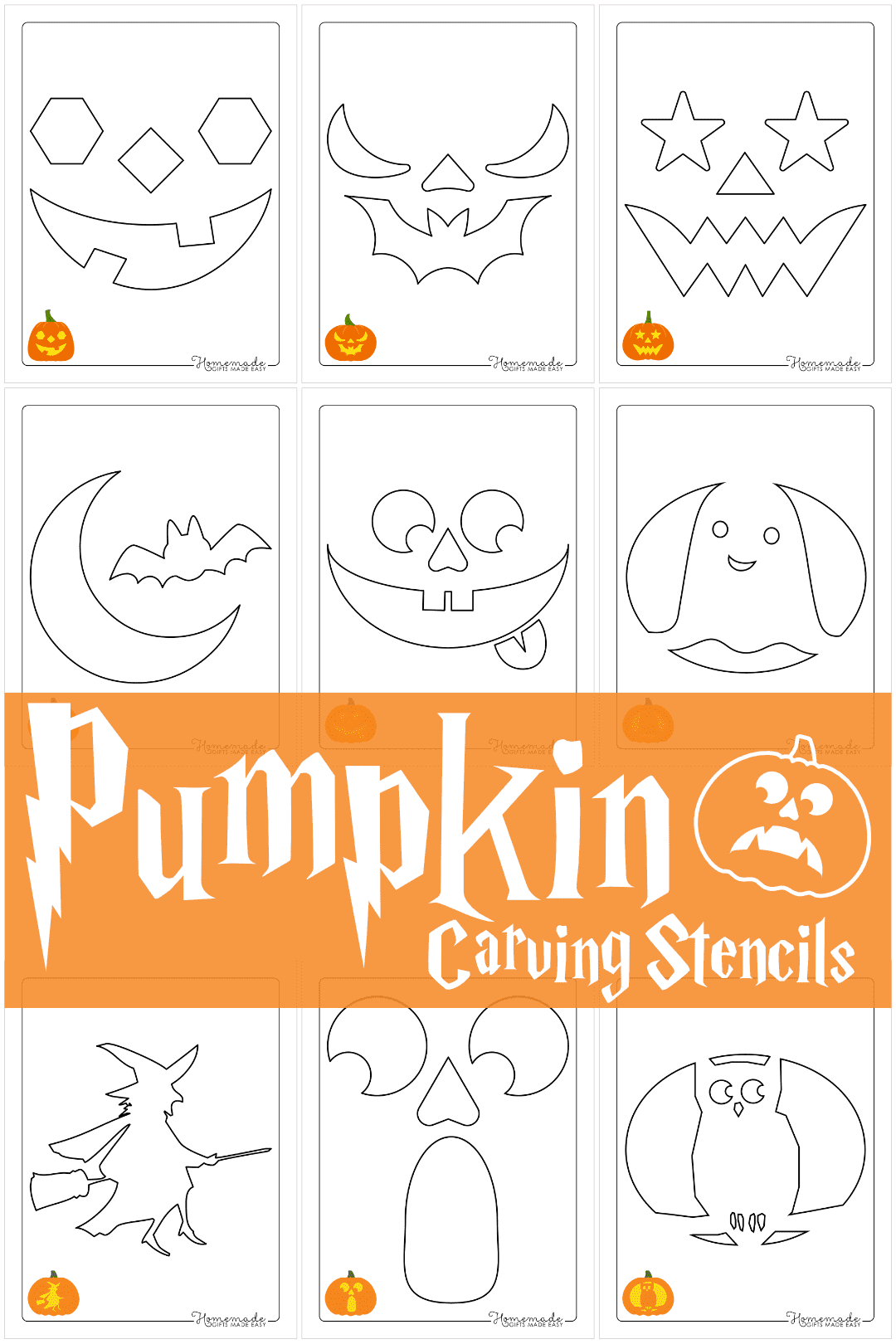 Pumpkin Stencils Printable Free