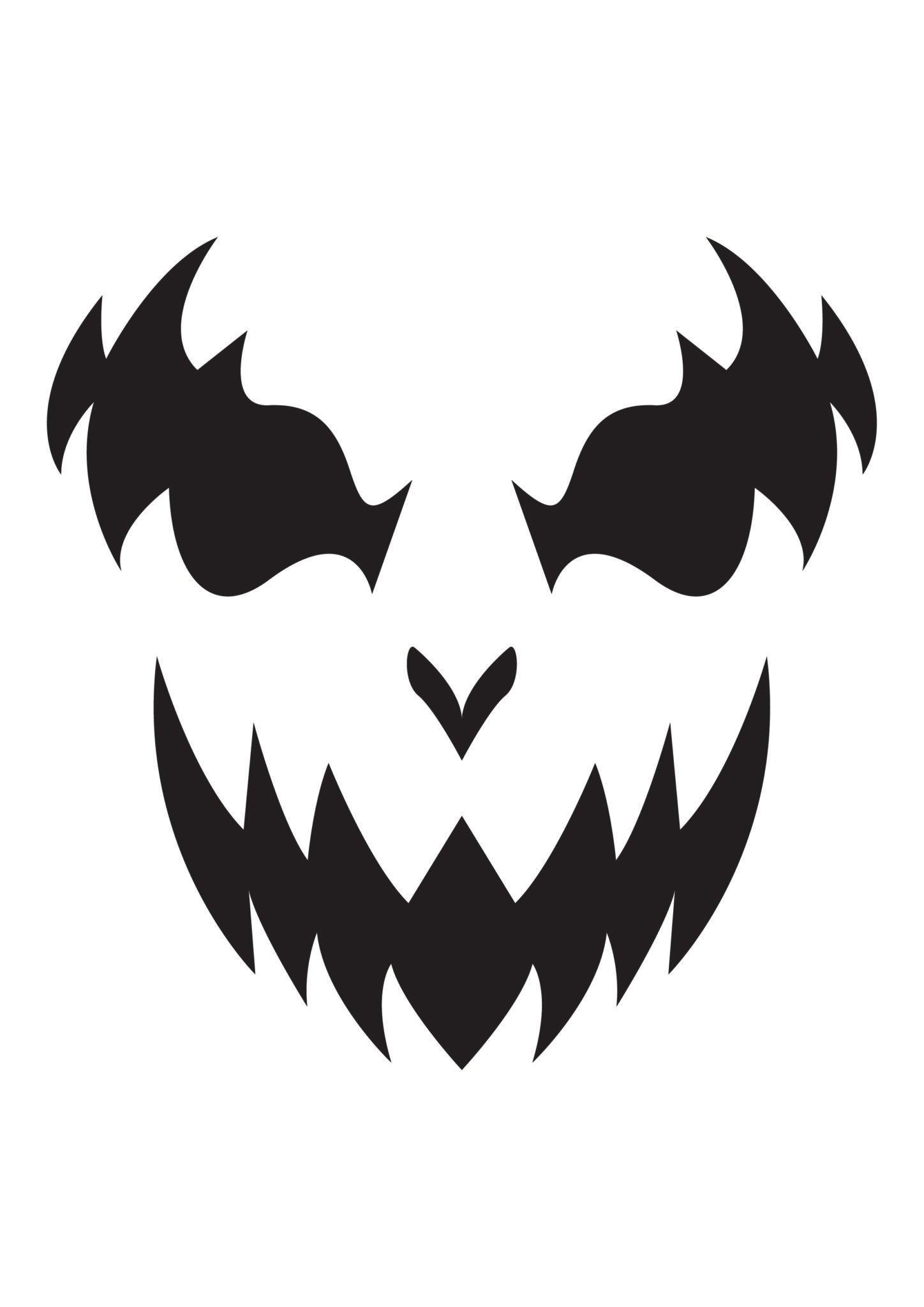 Free Cool Pumpkin Stencils Printable