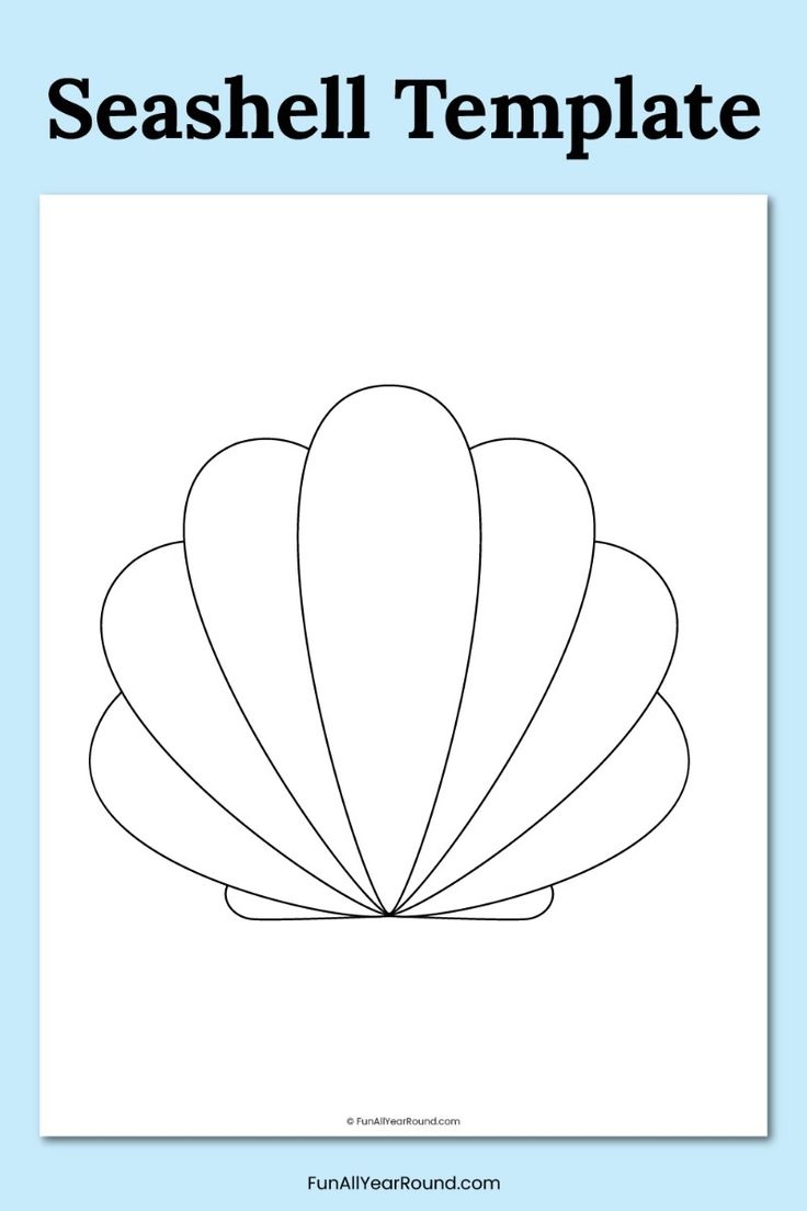 Free Printable Seashell Stencils