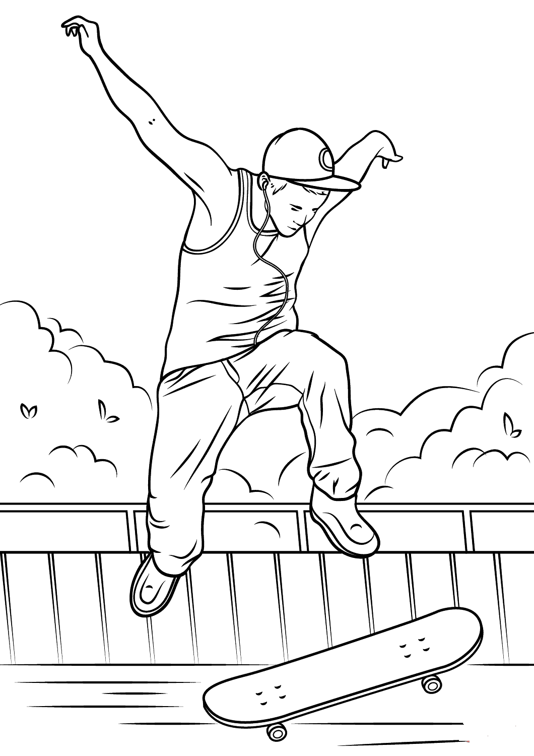 Free Printable Skateboard Stencils