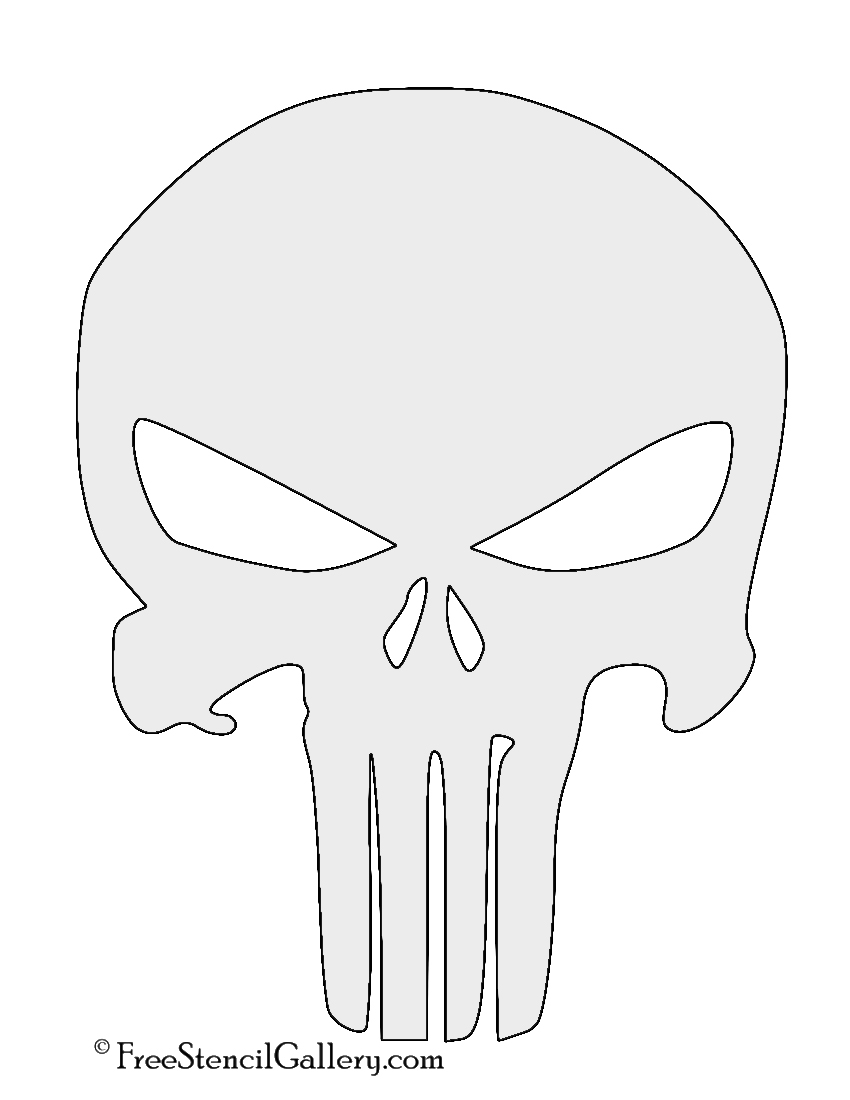 Free Printable Skull Stencils And Silhouettes Free Printable Worksheets Library