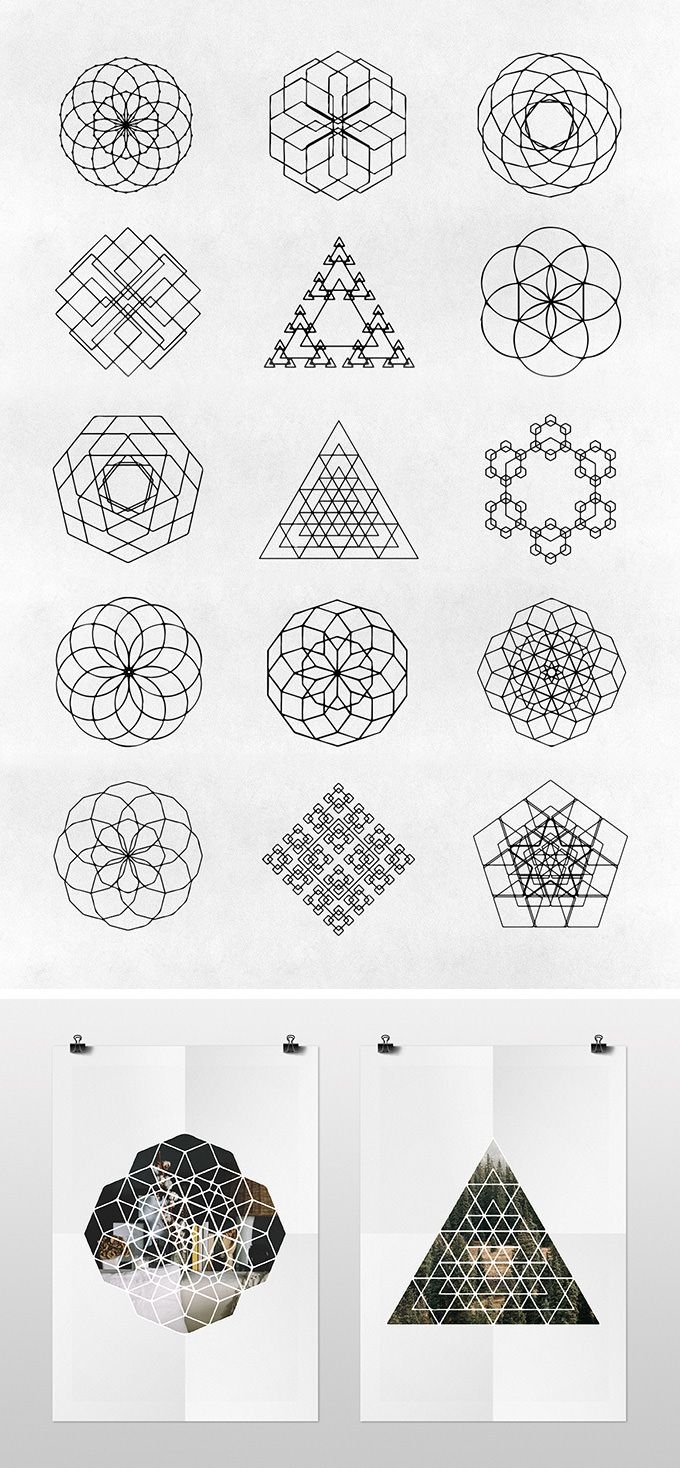 Free Printable Sacred Geometry Stencil Patterns