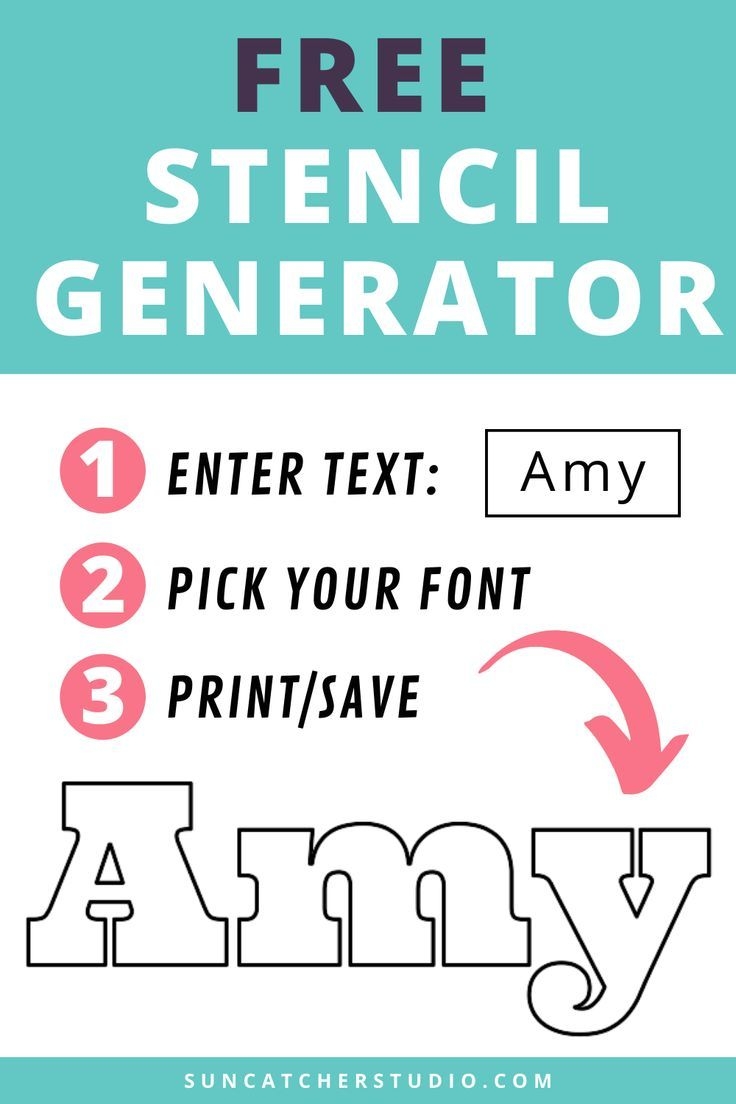 Free Printable Alphabet Stencil Generator