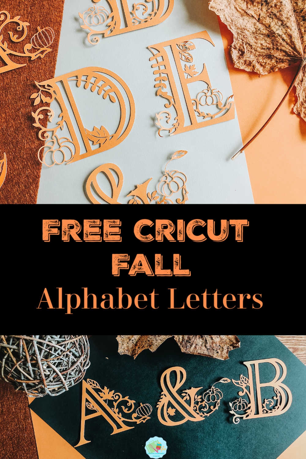 Free SVG Autumn Fall Alphabet Letters For Cricut Extraordinary Chaos