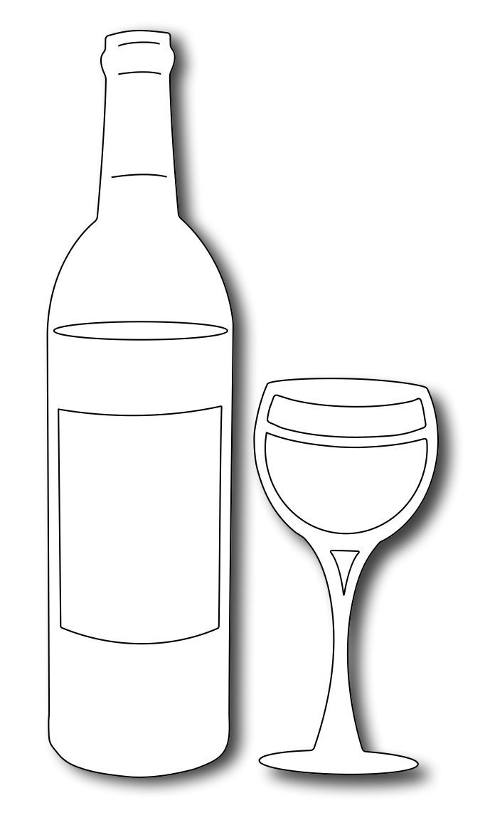 Free Template Wine Bottle And Glass Google Search