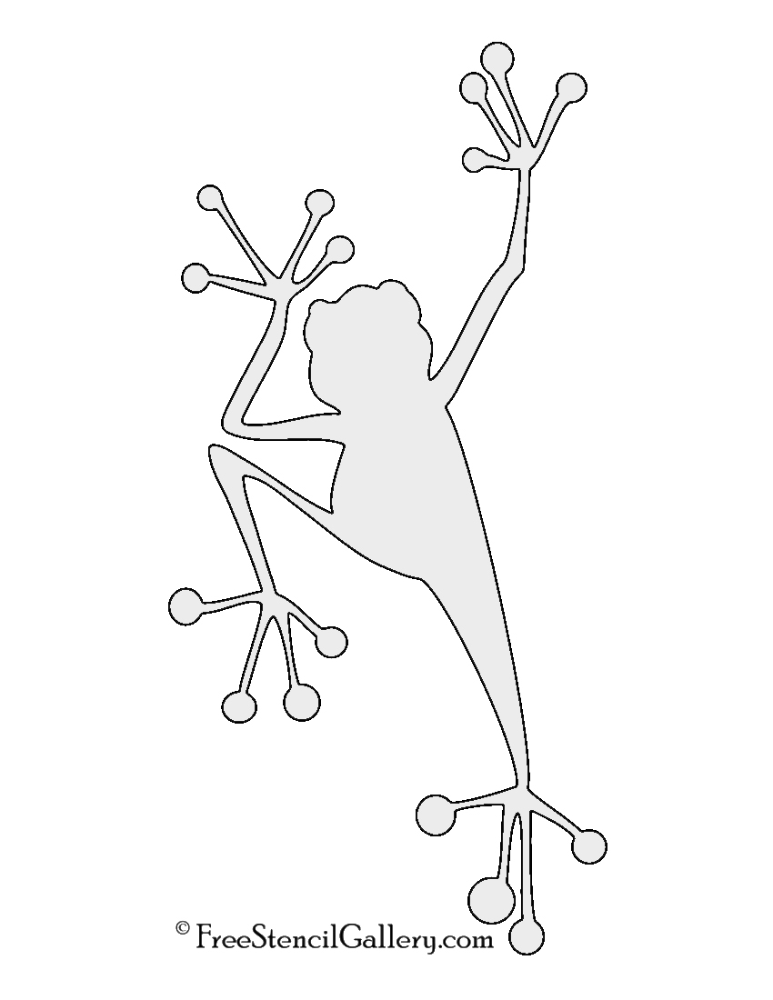 Free Printable Frog Stencils