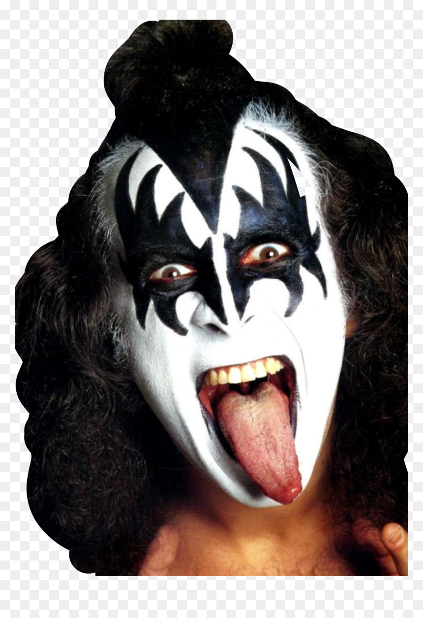 Gene Simmons Kiss Face Paint HD Png Download Vhv