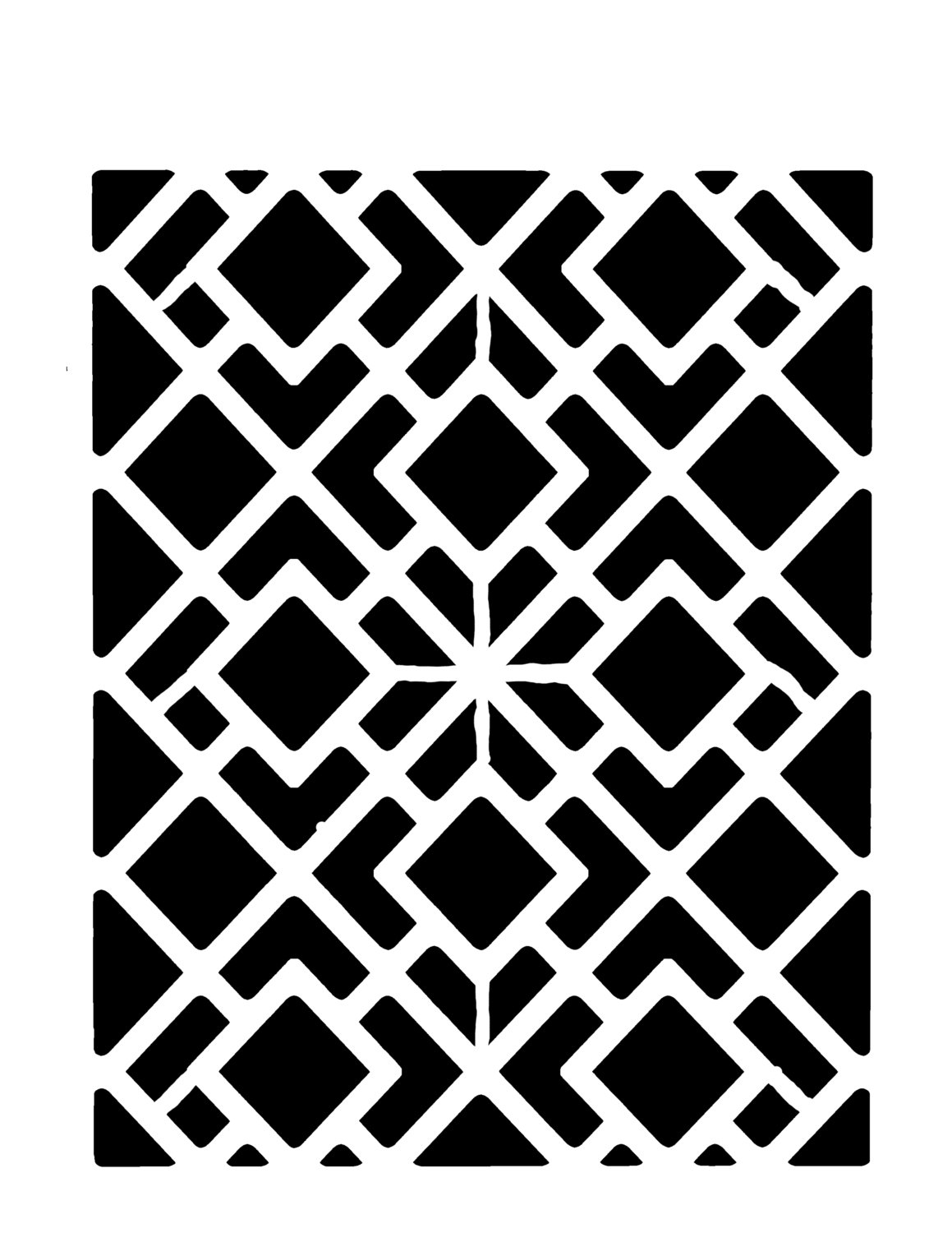 Free Stencil Printable Geometric