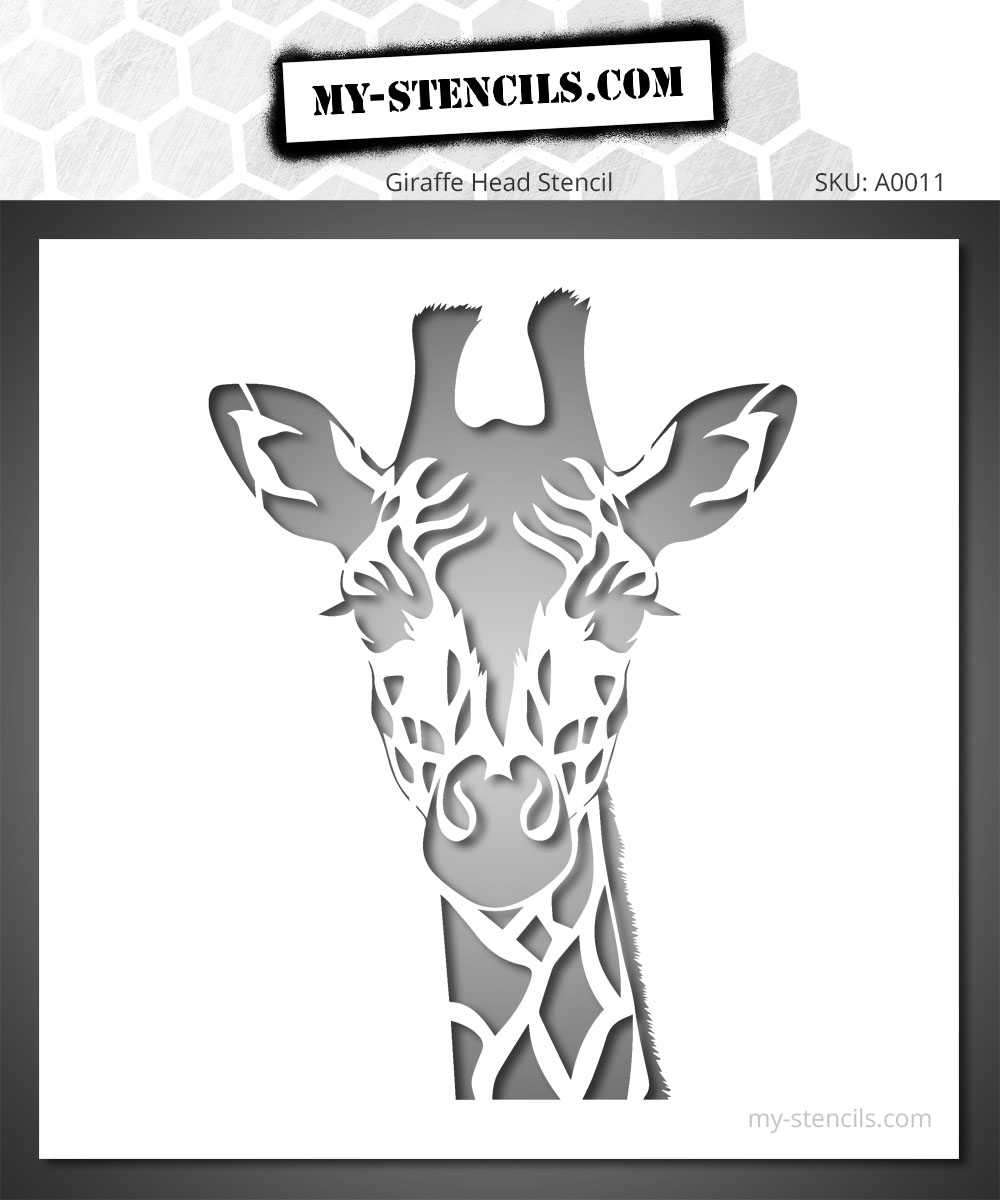 Free Printable Giraffe Stencil