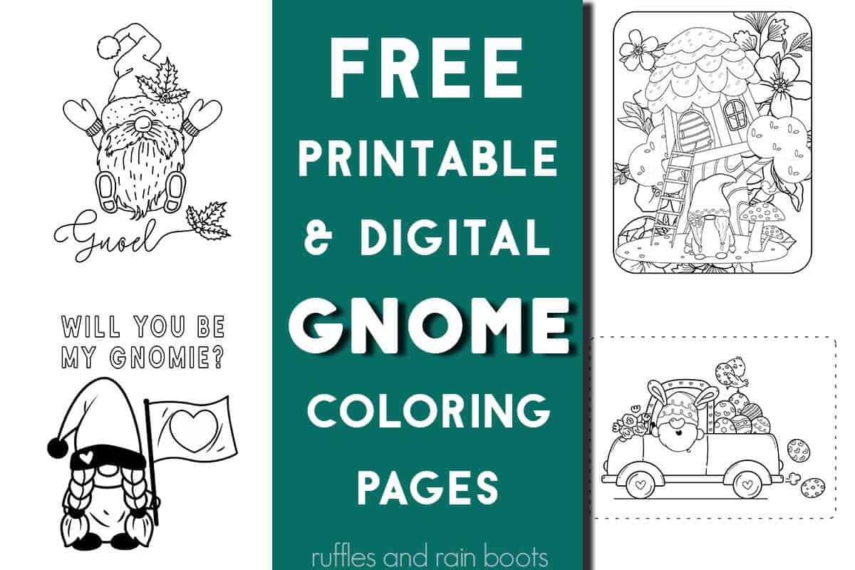 Free Printable Gnome Stencils