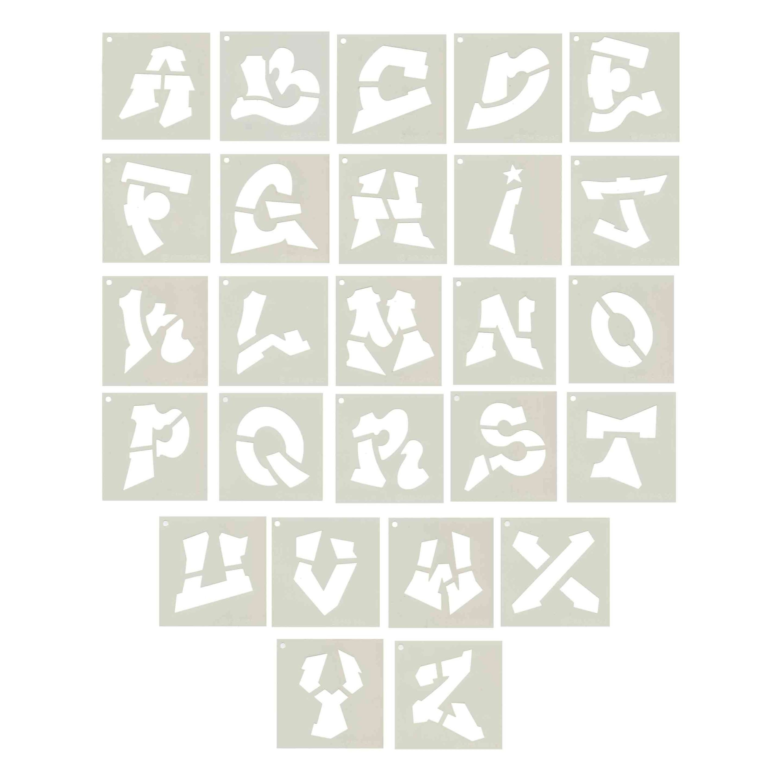 Cool Graffiti Stencils Free Printable