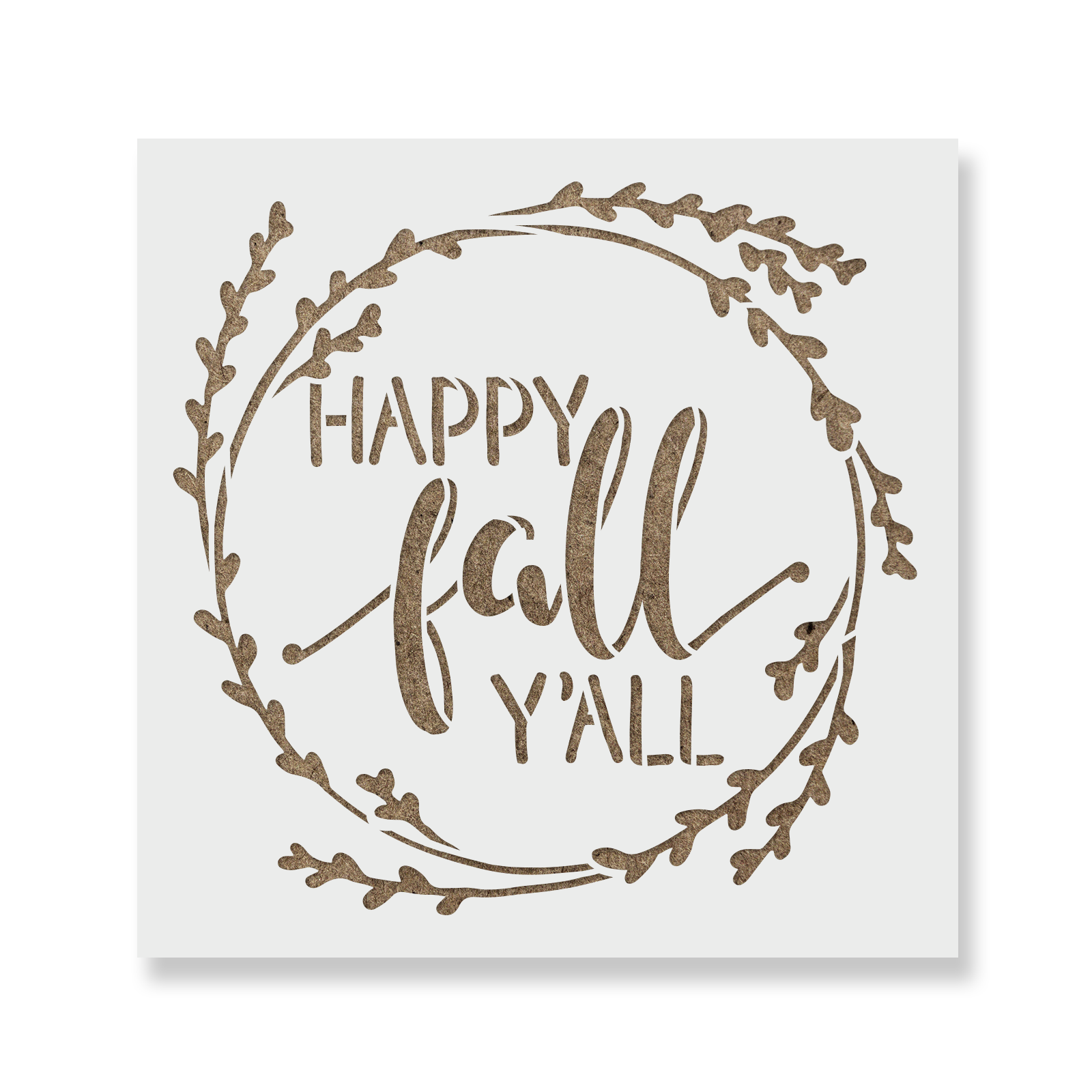 Happy Fall Yall Stencil Design Mylar Stencil Great For Fall Wood Signs