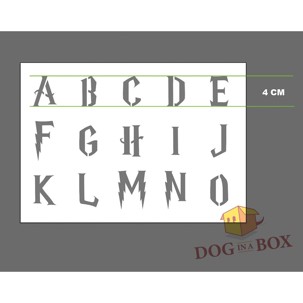 Free Printable Stencils Letters Hp