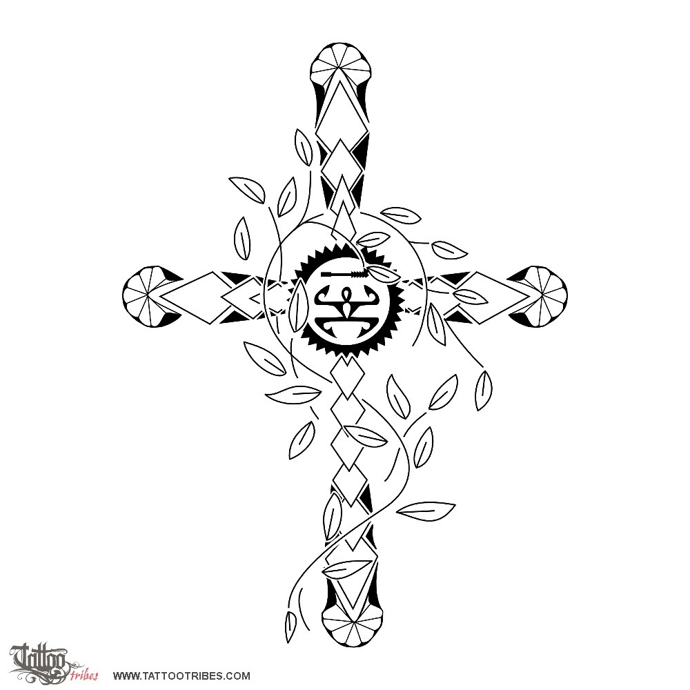 Cross Stencils Free Printable Tribal