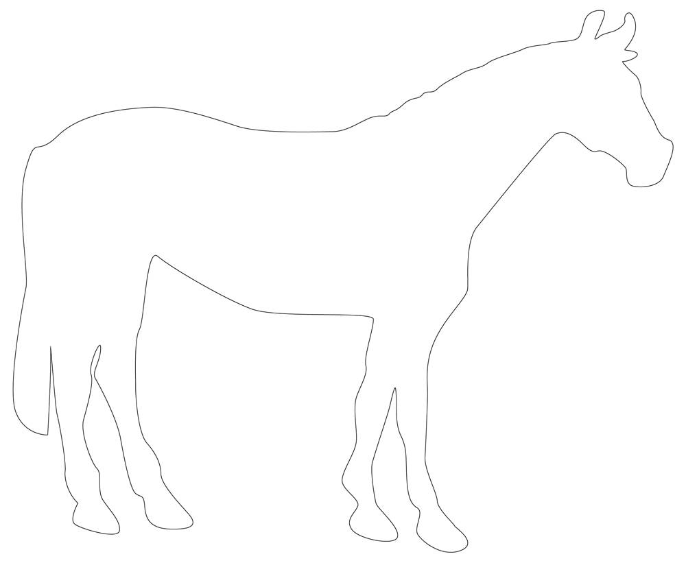 Free Printable Horse Stencils