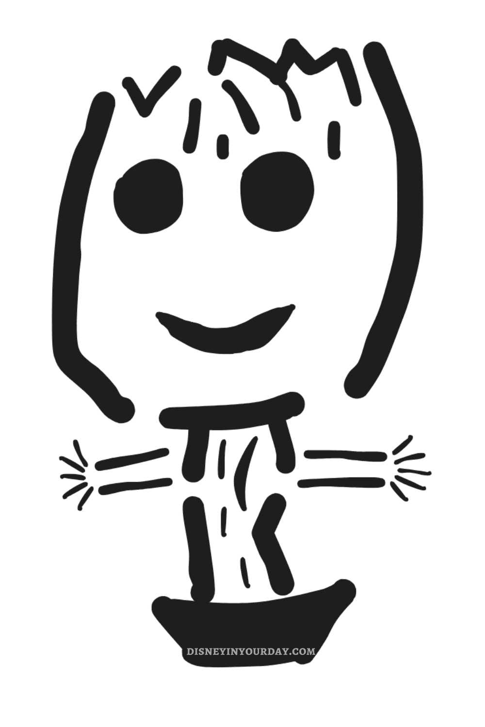 Pumpkin Carving Stencils Printable Free Groot