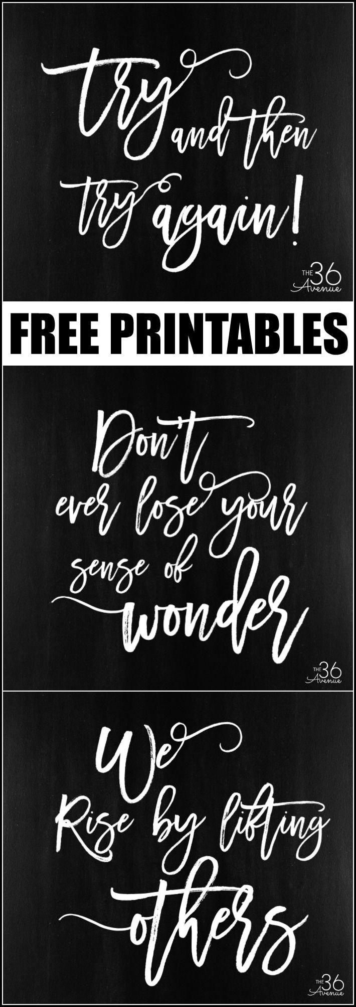 Inspirational Quote Printables