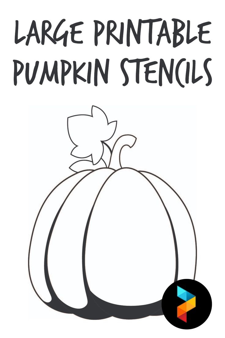 Large Pumpkin Stencils 15 Free PDF Printables Printablee