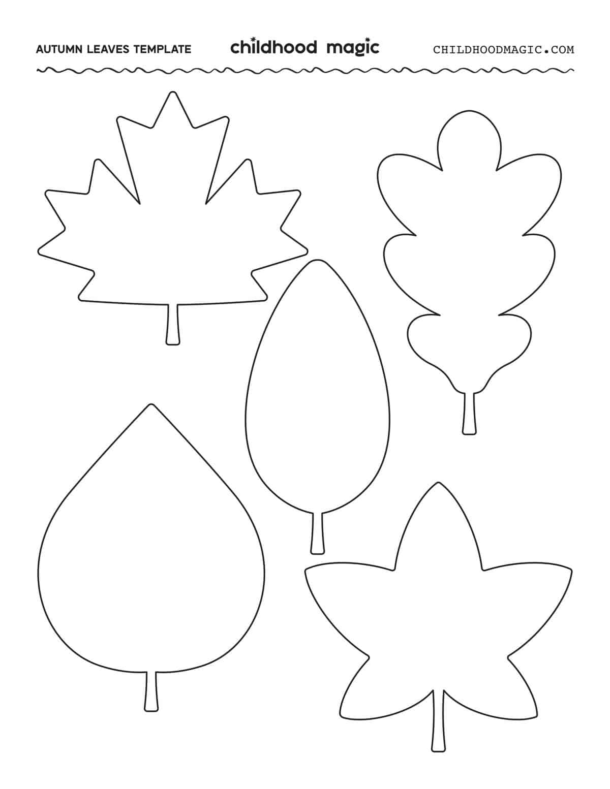 Leaf Stencils Free Printable