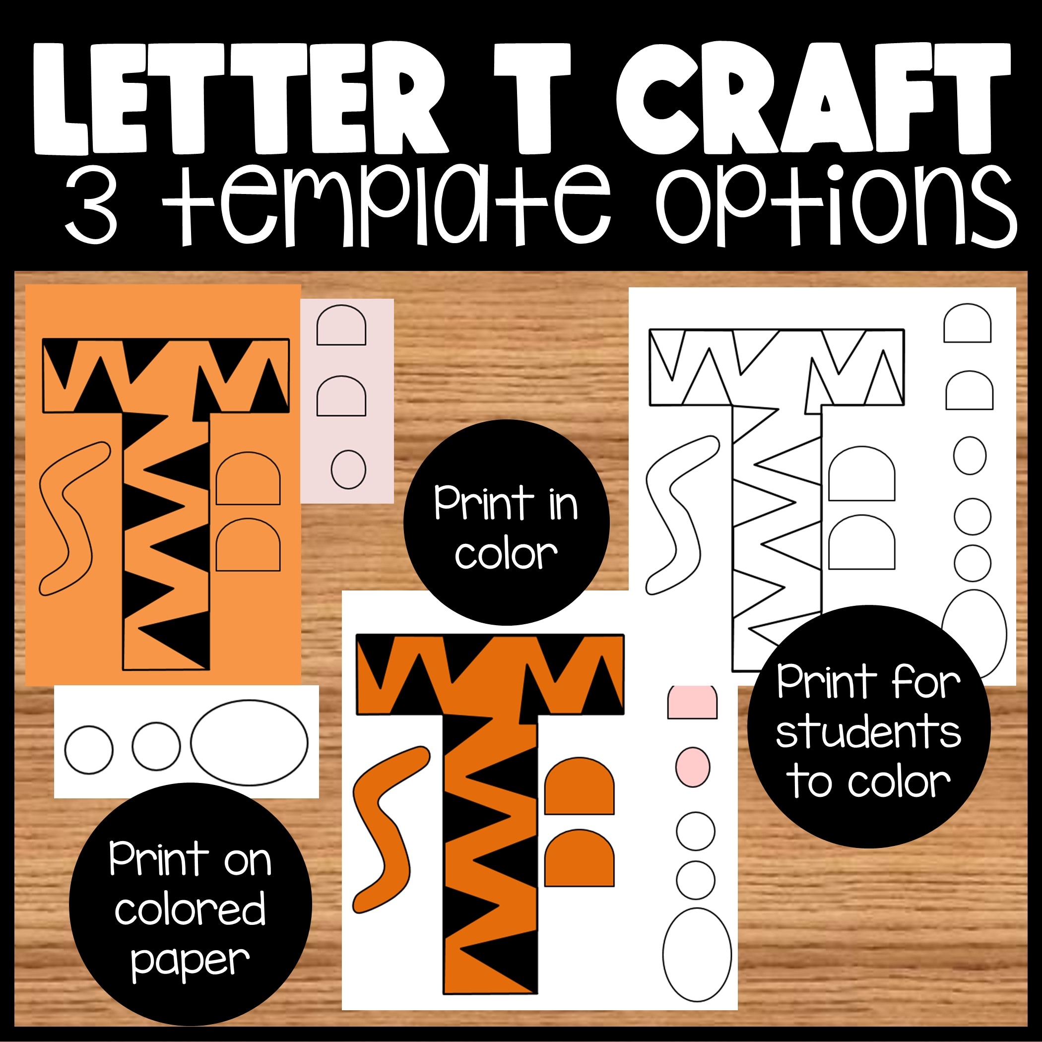 Printable 2' Initial Stencil Free T