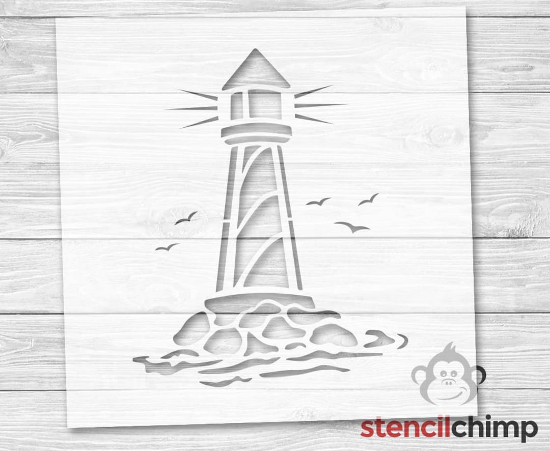 Free Printable Lighthouse Stencil