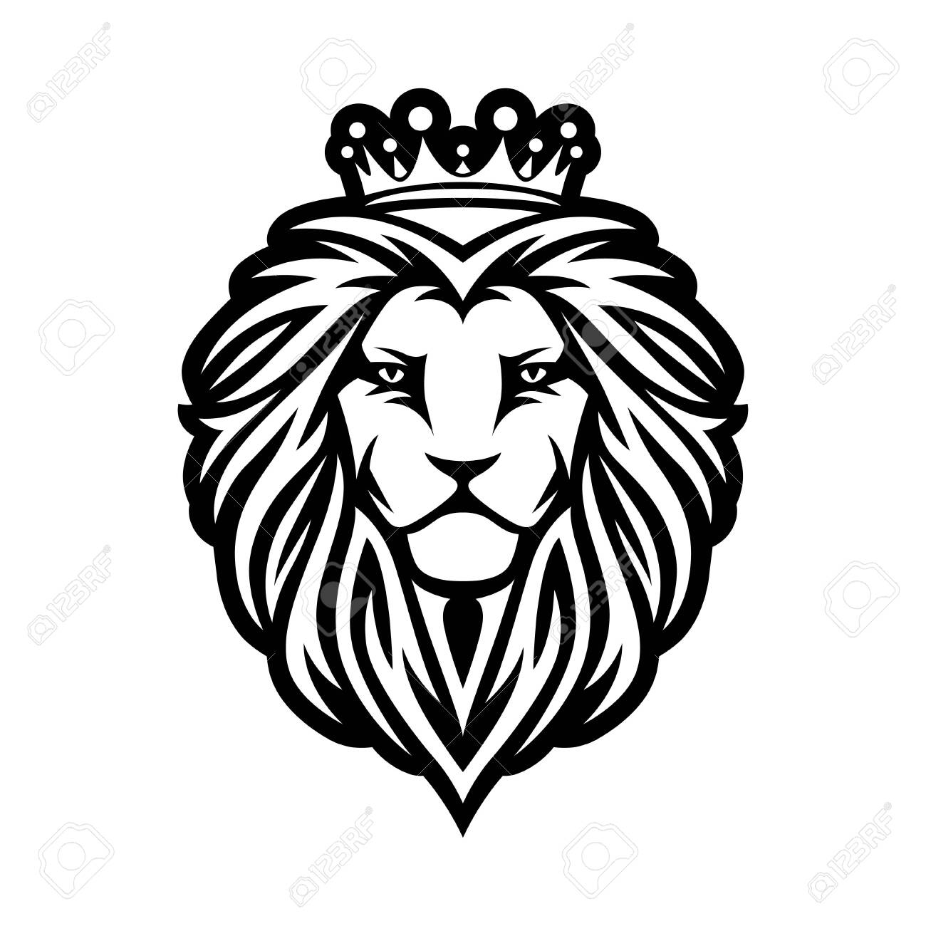 Lion Head Logo Template Royalty Free SVG Cliparts Vectors And Stock Illustration Image 136315727 